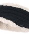 BICKLEY AND MITCHELL Oorwarmer Cable Knit Headband with Teddy Lining Black (20)