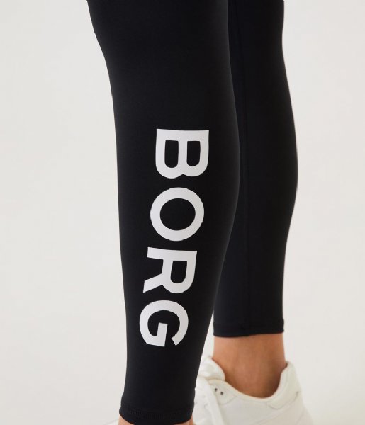 Bjorn Borg  Borg Logo Tights Black Beauty (Bk001)