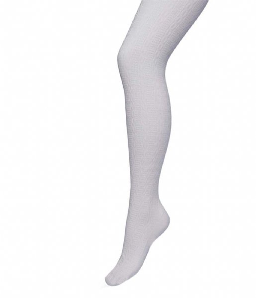 Bonnie Doon  Classic Cable Tights Off White