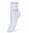 Bonnie Doon  Sporty Micro Sock White Mint