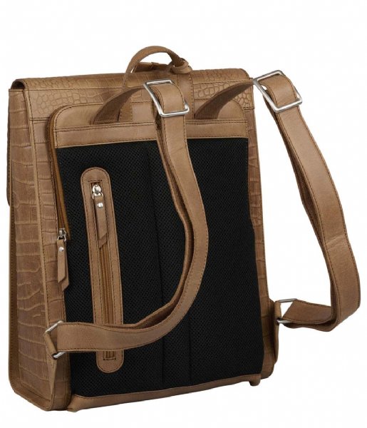 Burkely Laptop rugzak Casual Cayla Backpack 14 Inch Fresh Cognac (24)