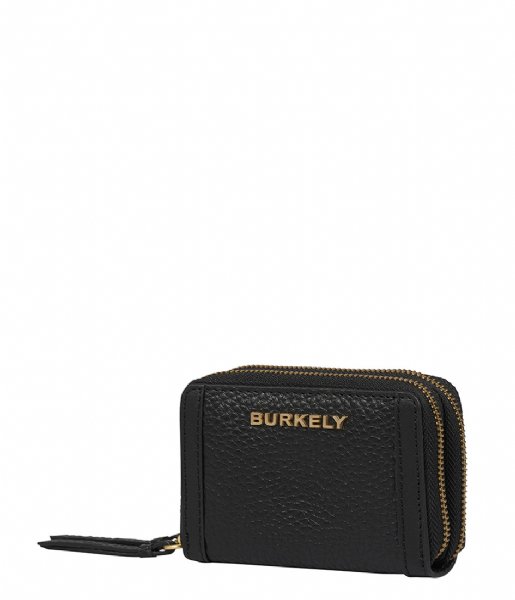 Burkely  Keen Keira Double Zip Around Wallet Burnt Black (10)