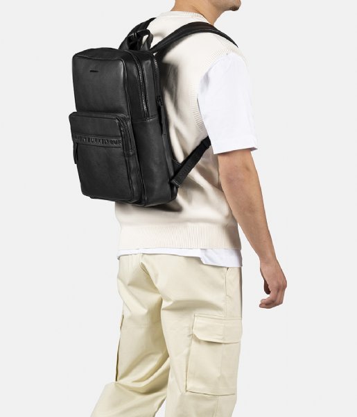 Burkely  Minimal Mason Backpack 15.6 Inch Busy Black (10)