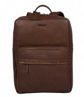 Burkely Minimal Mason Backpack 15.6 Inch Custom Cognac (24)