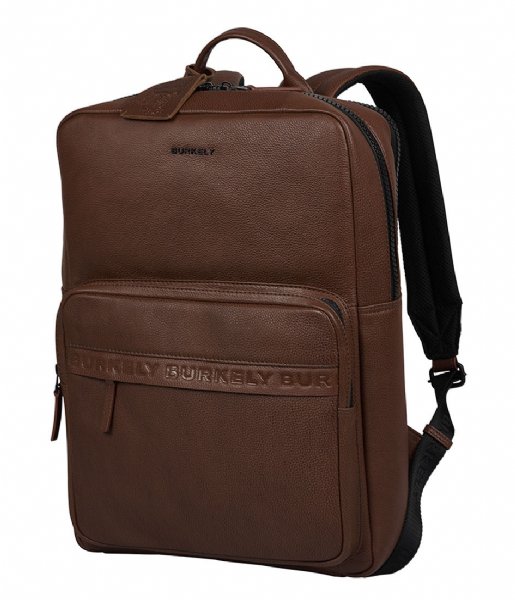 Burkely  Minimal Mason Backpack 15.6 Inch Custom Cognac (24)