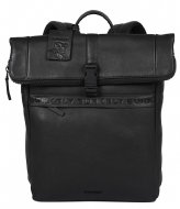 Burkely Minimal Mason Rolltop Backpack 14 Inch Busy Black (10)
