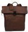 Burkely  Minimal Mason Rolltop Backpack 14 Inch Custom Cognac (24)