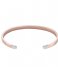 CLUSE  Idylle Marble Open Cuff Bracelet rose gold plated (CLJ10006)