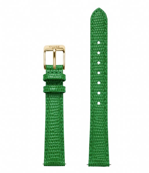 CLUSE  Strap 14 mm Leather Emerald Green Lizard Green