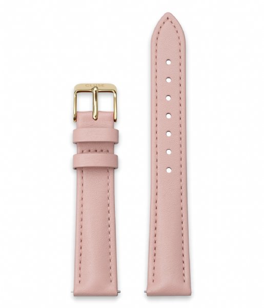 CLUSE  Strap 16 mm Leather Gold colored Pink (CS12233)