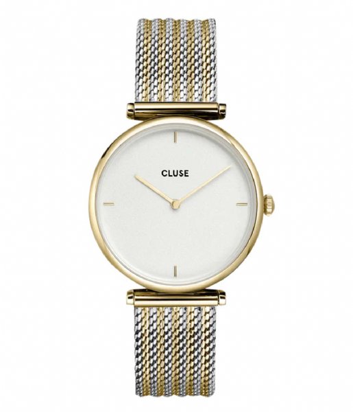 CLUSE  Triomphe Mesh Gold White Silver Gold