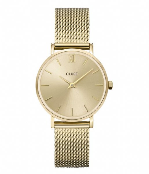 CLUSE  Minuit Watch Mesh Full Gold Colour