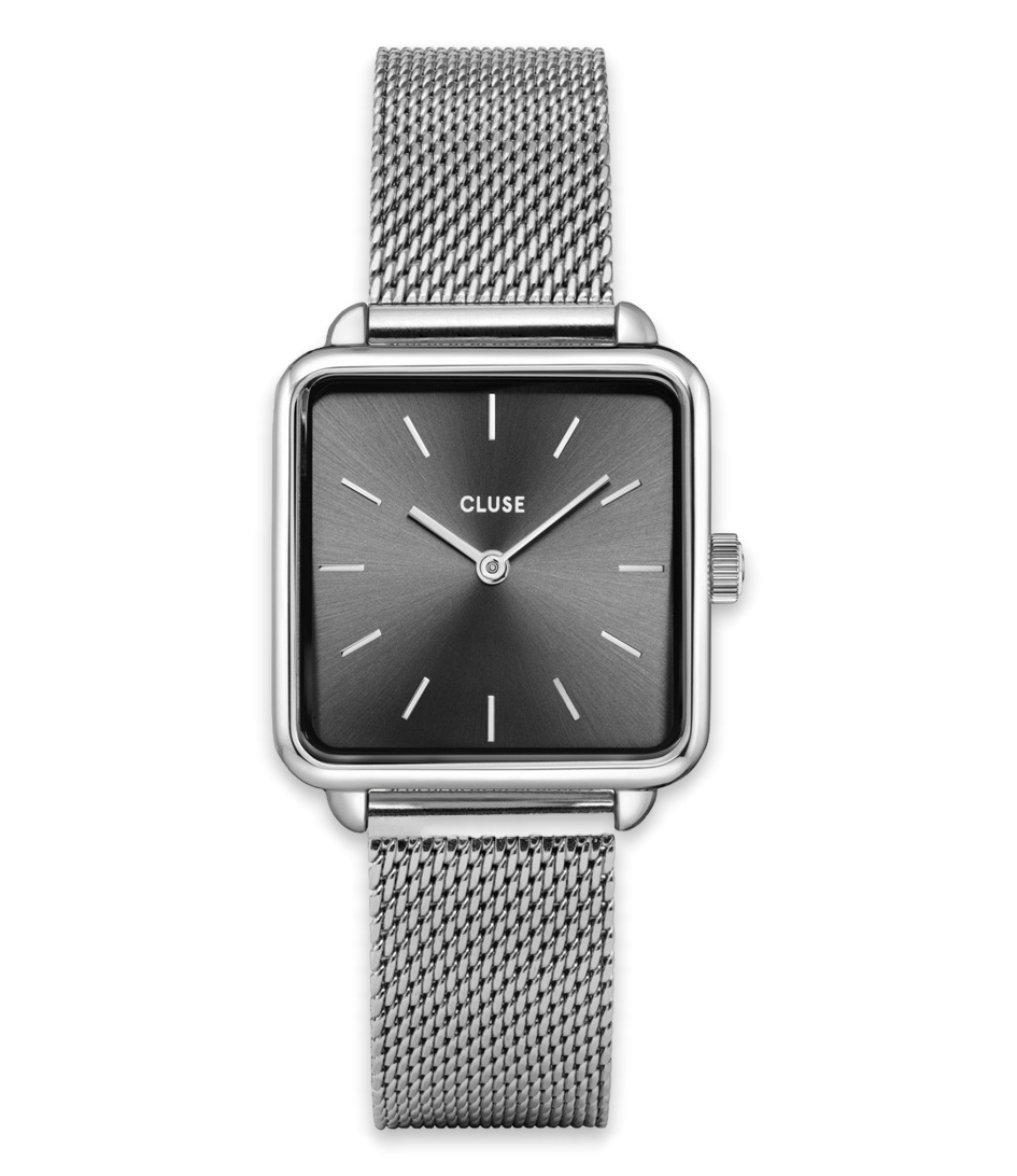 Cluse Horloges La Tetragone Mesh Silver colored Grijs online kopen