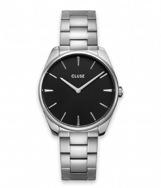 CLUSE  Feroce Steel Silver colored Black (CW11103)
