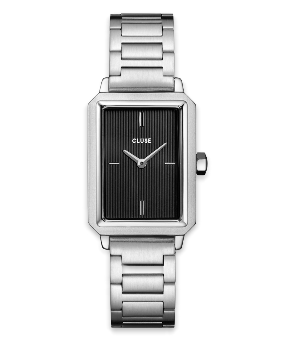 Cluse Horloges Fluette Steel Silver colored Zwart online kopen
