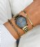 CLUSE  Féroce Mini Watch Steel Blue Pearl Gold Colour