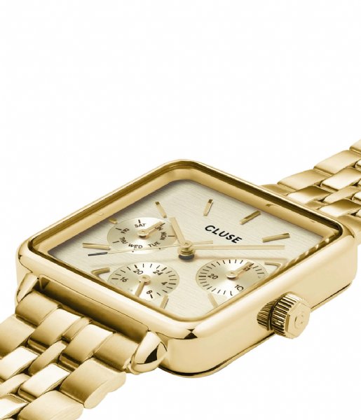CLUSE  La Tetragone Multifunction Watch Steel Gold colored