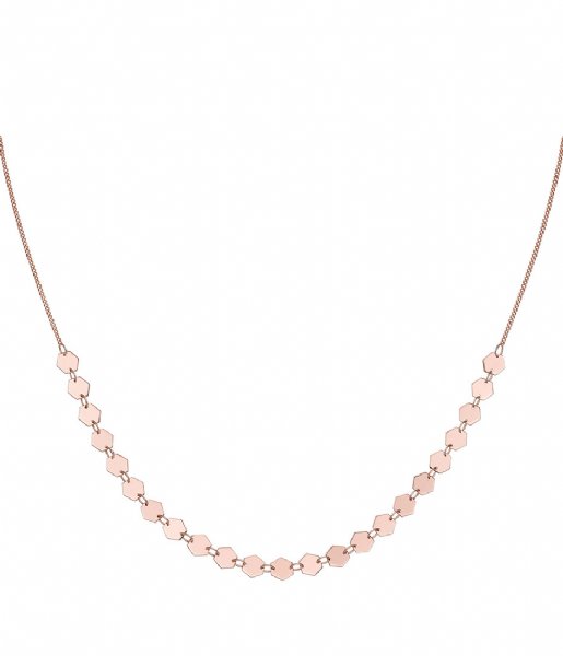 CLUSE  Essentiele All Hexagons Choker Necklace rose gold plated (CLJ20003)