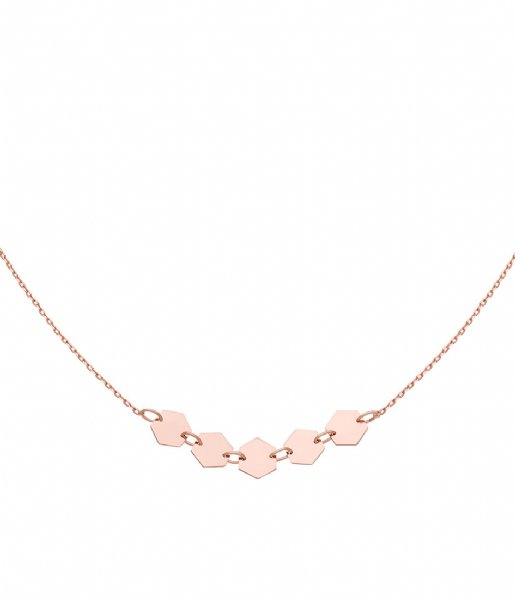 CLUSE  Essentiele Hexagons Necklace rose gold plated (CLJ20001)
