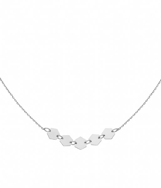 CLUSE  Essentiele Hexagons Necklace silver color (CLJ22001)