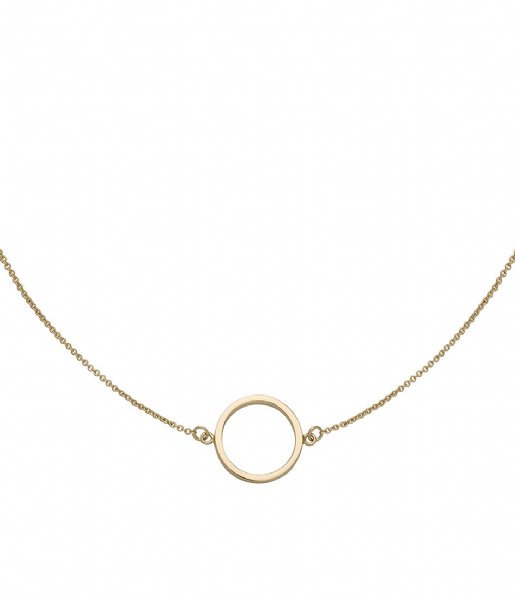 CLUSE  Essentiele Open Circle Choker Necklace gold color (CLJ21002)