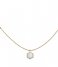 CLUSE  Idylle Marble Hexagon Pendant Necklace gold color (CLJ21008)
