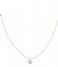 CLUSE  Idylle Marble Hexagon Pendant Necklace gold color (CLJ21008)
