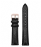 CLUSEStrap 18 mm Leather Rose Gold Plated black lizard (CS1408101012)