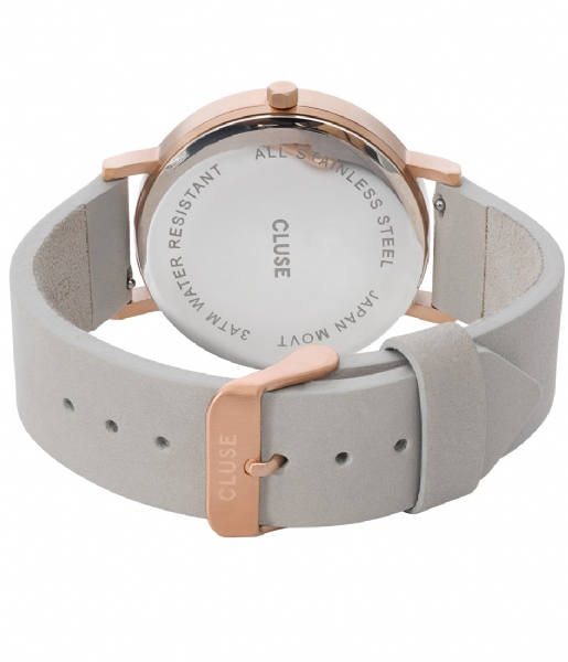 CLUSE Horloge La Roche Rose Gold White Marble white marble grey (CL40005) CLUSE Horloge La Roche Rose Gold White Marble white marble grey (CL40005)