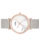 CLUSE Horloge La Roche Rose Gold White Marble white marble grey (CL40005) CLUSE Horloge La Roche Rose Gold White Marble white marble grey (CL40005)