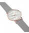 CLUSE  Minuit La Perle Rose Gold Plated White Pearl white pearl stone grey (CL30049)