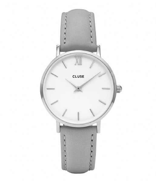 CLUSE  Minuit Silver Colored White silver color white grey (CL30006)