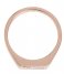 CLUSE  Force Tropicale Signet Rectangular Ring rose gold plated (CLJ40012)