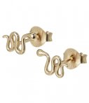 Cluse Oorbellen Force Tropicale Snake Stud Earrings Goud cluse kopen in de aanbieding