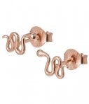 Cluse Oorbellen Force Tropicale Snake Stud Earrings Rosegoud cluse kopen in de aanbieding