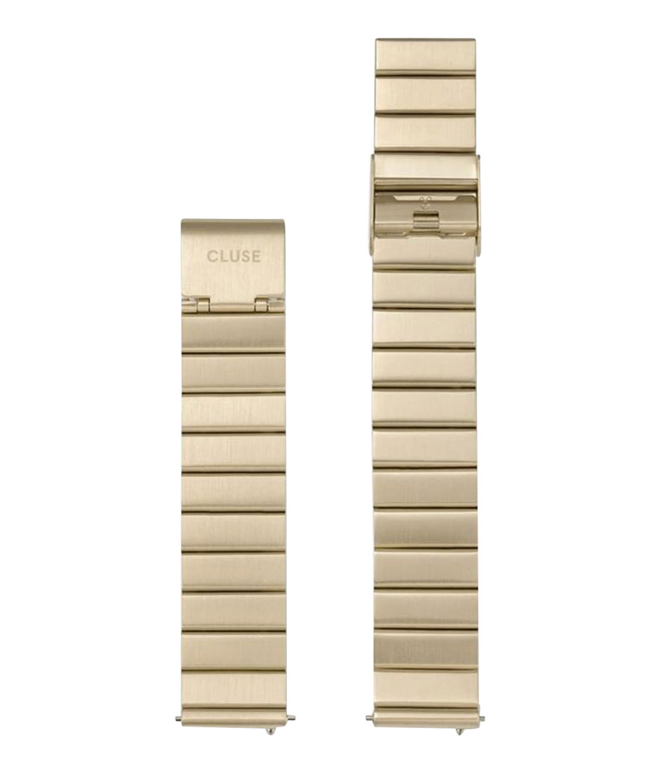 Cluse Horlogebandjes Strap Single Link Steel 16 mm Goudkleurig online kopen