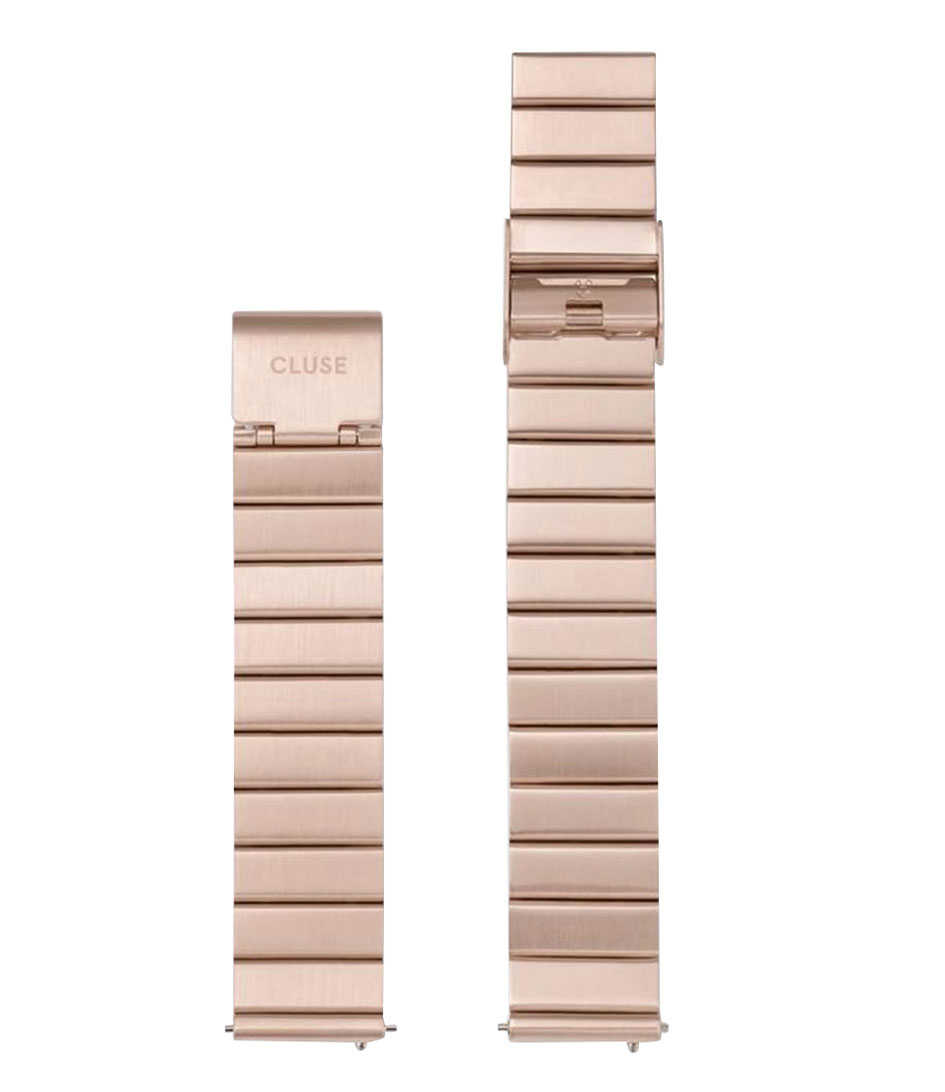 Cluse Horlogebandjes Strap Single Link Steel 16 mm Ros&#233, goudkleurig online kopen