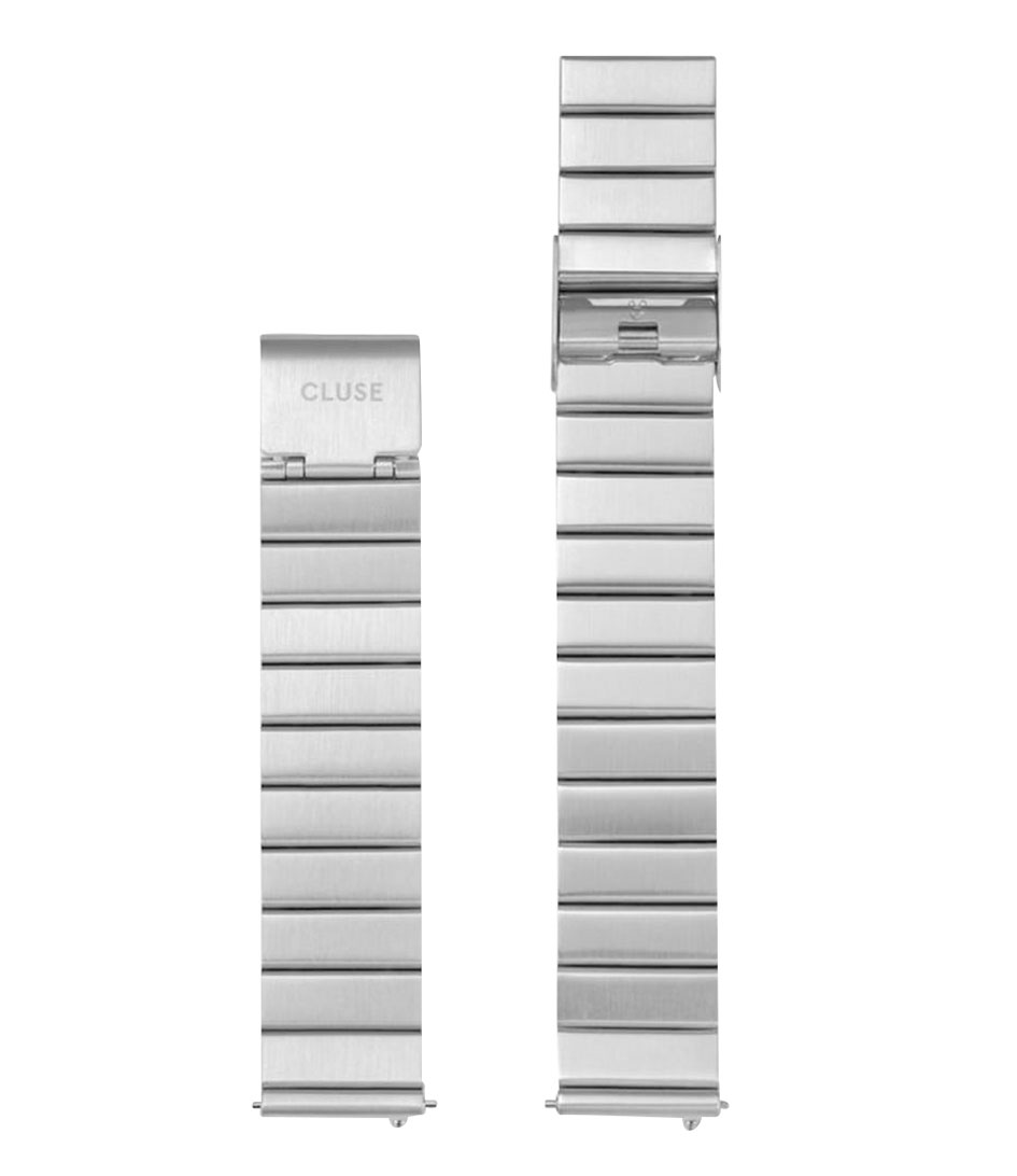 Cluse Horlogebandjes Strap Single Link Steel 16 mm Zilverkleurig online kopen