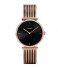 CLUSE  Triomphe Mesh rose gold plated black (CW0101208005)