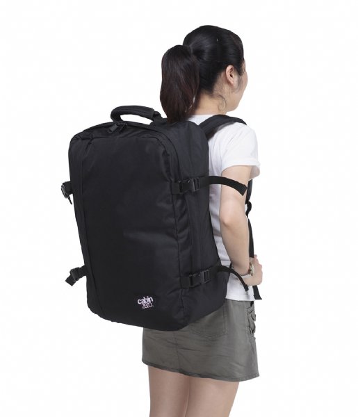CabinZero Outdoor rugzak Classic Cabin Backpack 44 L 17 Inch Absolute Black CabinZero Outdoor rugzak Classic Cabin Backpack 44 L 17 Inch Absolute Black
