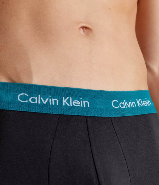 Calvin Klein  Low Rise Trunk 3-Pack B- Gry Htr-Chesapeake Bay-Jwl Wbs (Mxb)