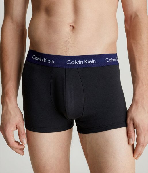 Calvin Klein  Low Rise Trunk 3-Pack B- Cool Wtr-Gry Sand-Evn Bl Wbs (Mxw)