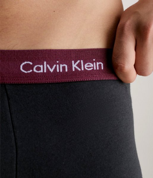 Calvin Klein  Boxer Brief 3-Pack B- Black Tawny Port Porpoise Wbs (H54)