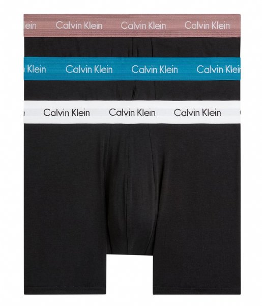 Calvin Klein  Boxer Brief 3-Pack B-Capri Rse-Ocn Dpths Wb-B-Wte Wb (Pc7)