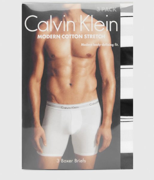 Calvin Klein  Boxer Brief 3-Pack Black/ Black/ Black (001)