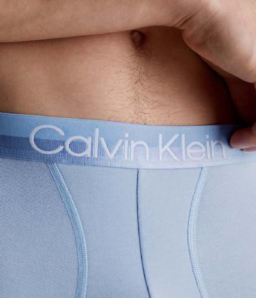 Calvin Klein  Trunk 3-Pack Griffin- Bel Air Blue- Black (Mca)