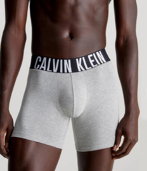 Calvin Klein  Boxer Brief 3-Pack Black- Grey Heather- White (Mpi)
