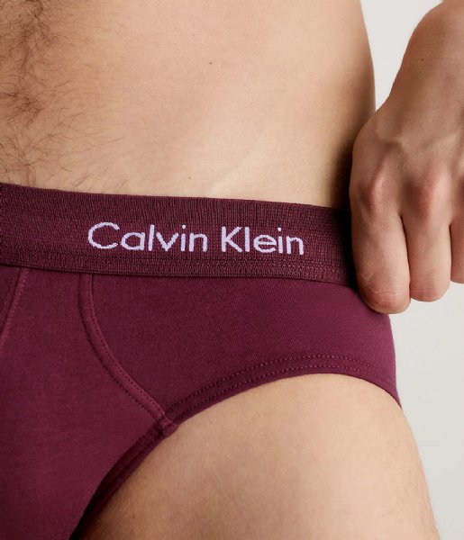 Calvin Klein  Hip Brief 7-Pack A I T P Tg Ey Blk Lp Bu G Hr Rd Cy (N6S)
