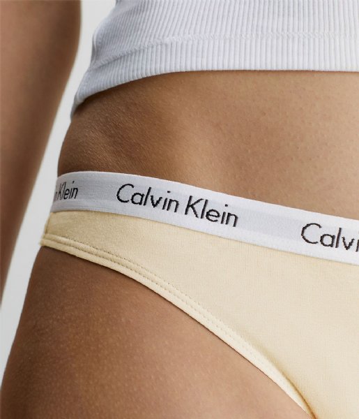 Calvin Klein  Thong 5-Pack Twn Prt Cne Strp Rge Blk Pyt Gr Htr (I23)