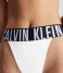 Calvin Klein  High Leg Thong White (100)